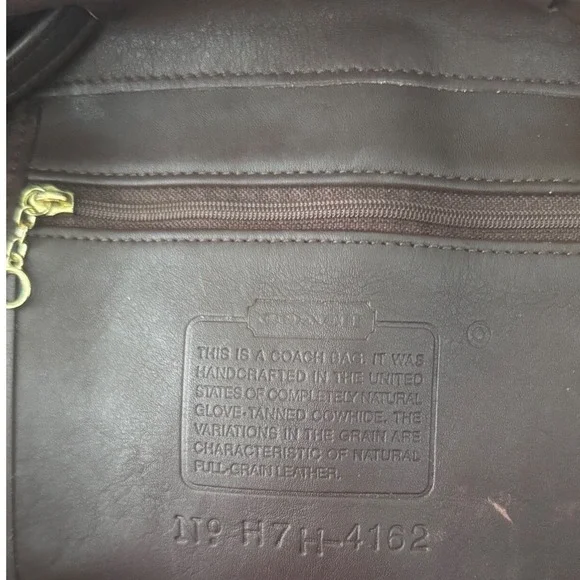 Coach Soho Cornelia Brown Leather Backpack Vintage USA Creed H7H-4162 Brown 1997 - Picture 5 of 10